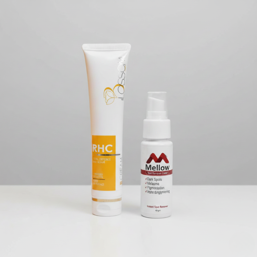 Blossom Sunblock + Mellow Spot Removal Cream